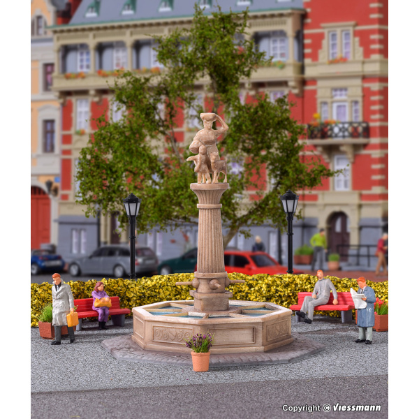 Kibri H0 Deko-Set Brunnen