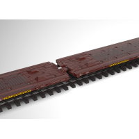 M&auml;rklin H0 AC Flachwagen-Paar Laads 800B, Transwaggon