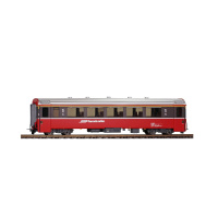 BEMO H0m Personenwagen EW IV, RhB, "Bernina Express", rot/dunkelbraun, 4-teilig