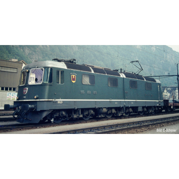 PIKO H0 DC Elektrolokomotive Re 6/6 11601 Prototyp, Wolhusen, gr&uuml;n, digital Sound