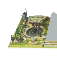 NOCH H0 Fertiggel&auml;nde Anbauteil links,...