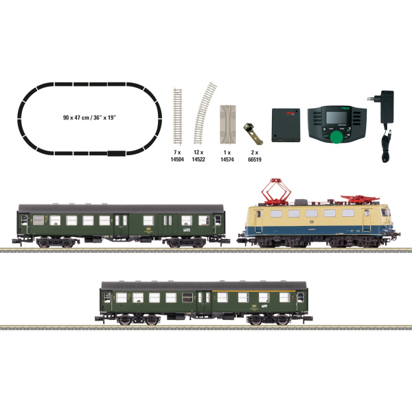 Minitrix N DC Digital-Startpackung "Personenzug"