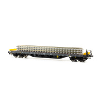 PIKO H0 DC Rungenwagen Rens mit Betonschwellen, SBB, Ep. VI