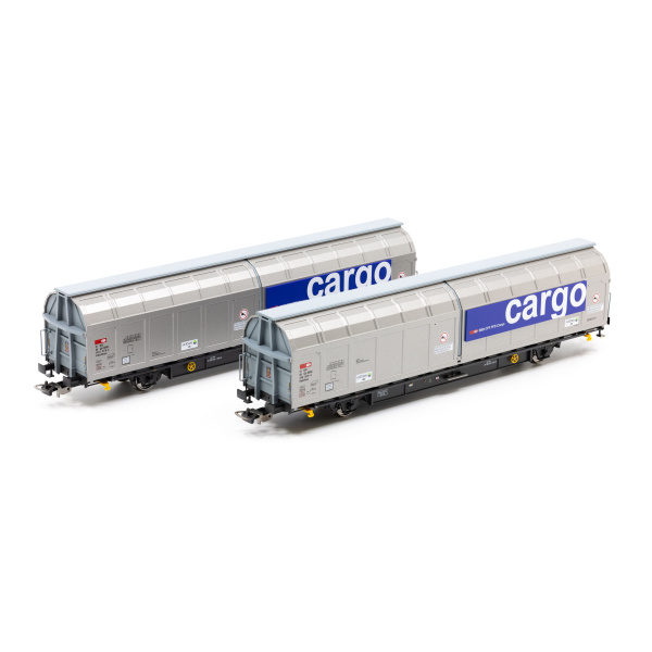 PIKO H0 DC SBB Schiebewandwagen, Habillns, "RailCare", Ep.VI , 2 Wagen