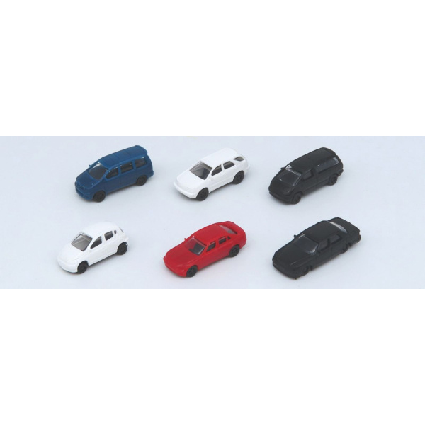 Kato N 6er Set Toyota PKW und Van (90er Jahre)