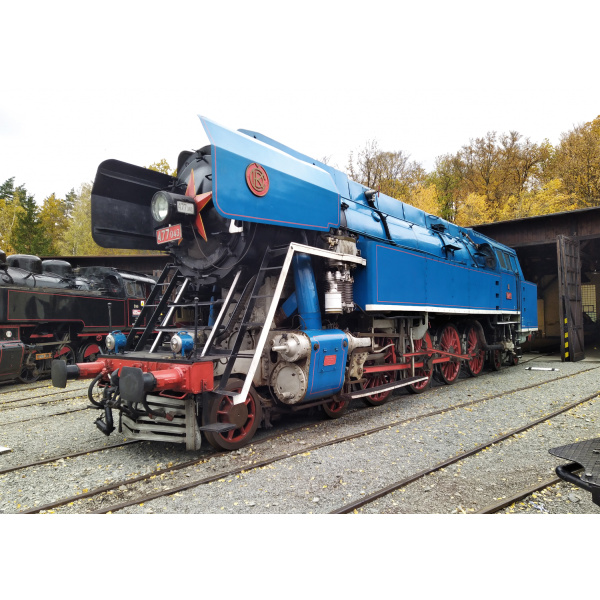 M&auml;rklin H0 AC Dampflokomotive Baureihe 477.0 Papagei,  Tschech. Staatsbahn, digital Sound Rauch