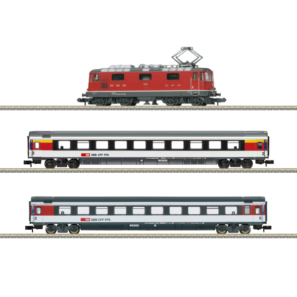 Minitrix N Digital-Startpackung "Personenzug SBB Euro City"