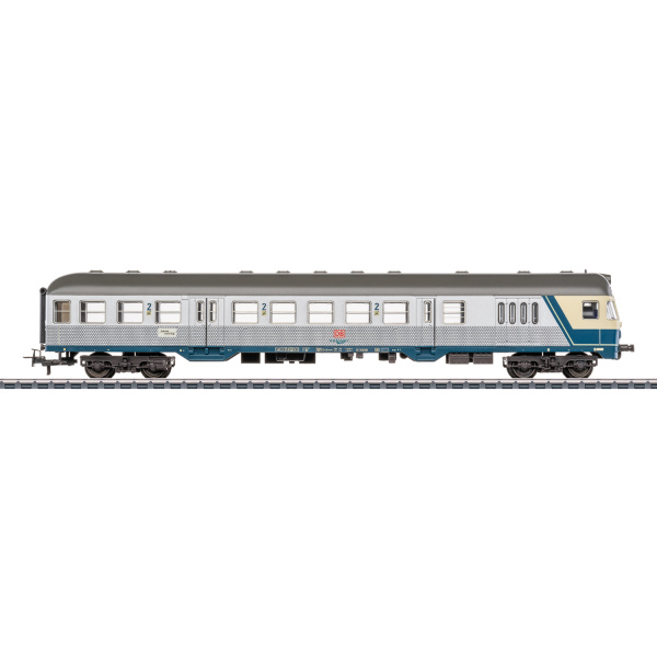 M&auml;rklin H0 AC Nahverkehrswagen mit Steuerabteil BDnrzf 740 2. Klasse, "Silberling", DB