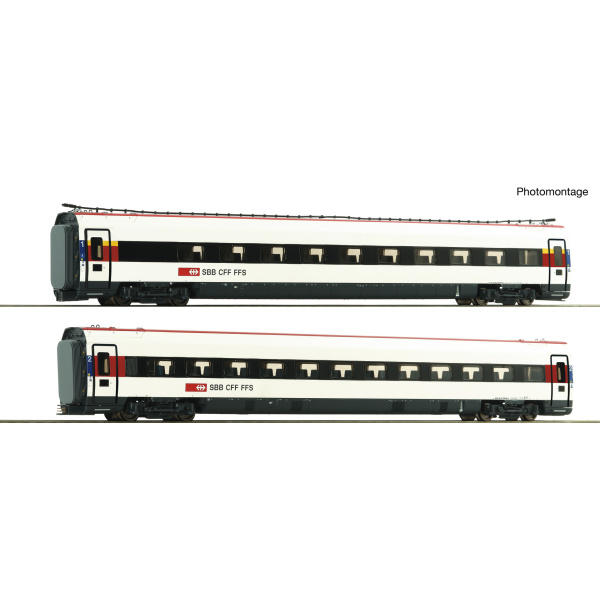 Roco H0 AC Triebzug ICN RABDe 500, SBB, Erg&auml;nzungsset