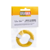 Brawa Litze hochflexibel 0,05 mm&sup2;, gelb, 10 Meter