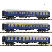 Fleischmann N Schnellzugwagen-Set 3-teilig, Suisse Train...
