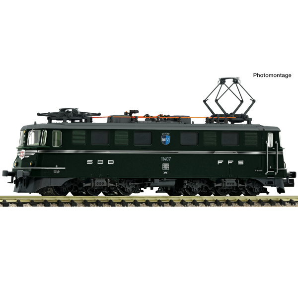 Fleischmann N DC Elektrolokomotive Ae 6/6 11407 "Aargau", SBB, digital Sound