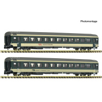 Fleischmann N Reisezugwagen-Set Nr. 1 2-teilig...