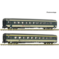 Fleischmann N Reisezugwagen-Set Nr. 2 2-teilig...