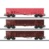 M&auml;rklin H0 AC Hochbordwagen-Set Eanos-x, DB, 3-teilig