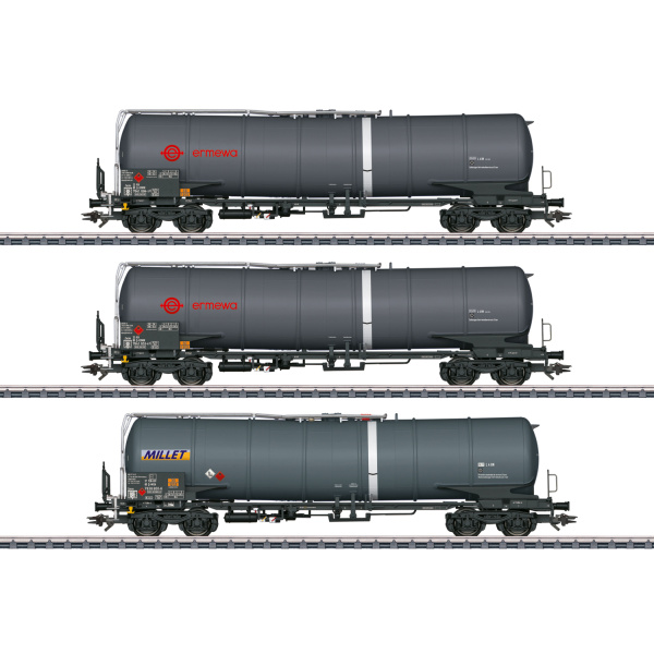 M&auml;rklin H0 AC Kesselwagen-Set Zacns, 3-teilig