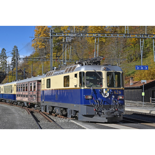 BEMO H0m Elektrolokomotive Ge 4/4 II 626 "Alpine Classic Pullmann", RhB, analog