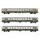 PIKO H0 AC Personenwagen EW I B 2. Klasse, SOB, 3 Wagen
