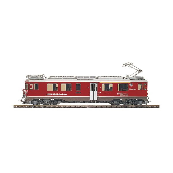 BEMO H0m Triebwagen ABe 4/4 55, RhB, Bernina, rot, digital Sound