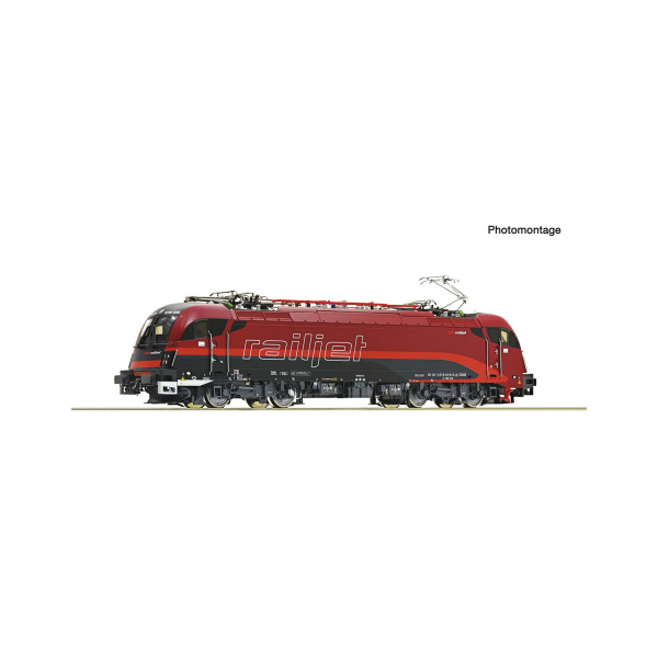 Roco H0 AC Elektrolokomotive 1216 016-6 Railjet, Siemens Taurus, digital Sound