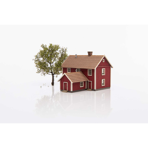 ASM N Skandinavischer Hof "Lyngstad G&aring;rd", falunrot, Lasercut