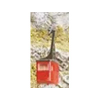 BRAWA N Gondel einzeln, rot, zu Seilbahn 6560