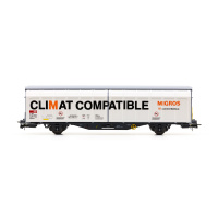 Hobbytrain H0 DC Schiebewandwagen Hbbillns, SBB, "Migros"
