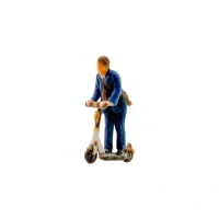 NOCH H0 Mann auf E-Scooter