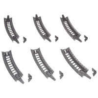 Faller N Auffahrten, gebogen, R2: 225mm, 6 St&uuml;ck