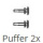 PIKO H0 Puffer, 2 St&uuml;ck