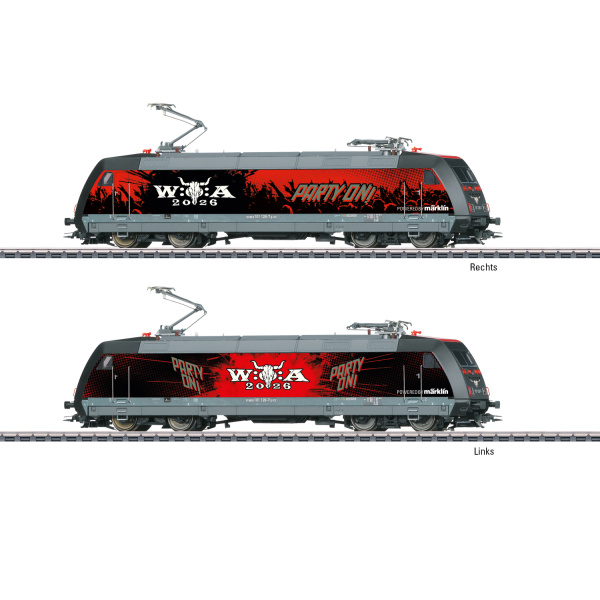M&auml;rklin H0 AC Elektrolokomotive Baureihe 101 W:O:A&reg; "Wacken", digital Sound