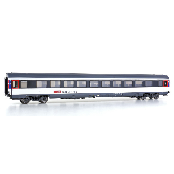 L.S. Models H0 DC Schnellzugwagen Bpm, SBB, EC, 2. Kl., Ep. VI