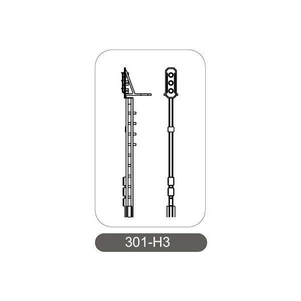 Microscale H0 Hauptsignal Typ L, 3 LED