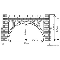 Kibri N/Z Viadukt Maggia eingleisig