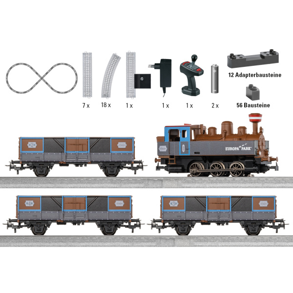 M&auml;rklin H0 AC Startpackung "Europa-Park", Dampflok, Gleis