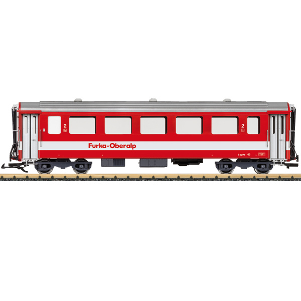 LGB G Personenwagen B 4269 2. Kl. FO, rot/weiss
