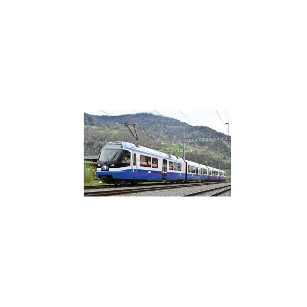 BEMO H0m Triebzug ABe 4/16 3165 "Weissfluh" VBZ-Design, RhB, digital Sound