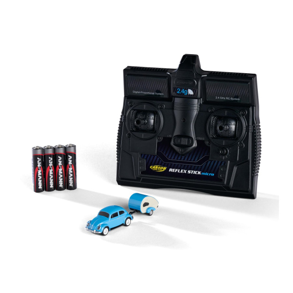 Carson  VW Beetle m. Anh&auml;nger 2.4G 100% RTR, Massstab 1:87