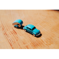 Carson  VW Beetle m. Anh&auml;nger 2.4G 100% RTR, Massstab 1:87
