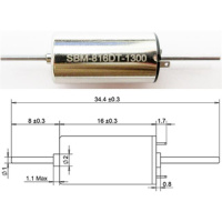sb-Modellbau Glockenanker Motor 8mm SBM-816DT - 2 Wellen...