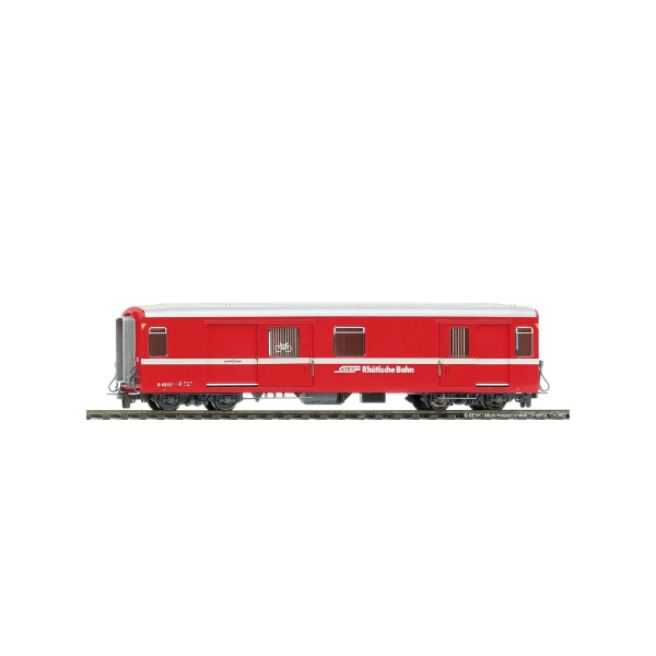 BEMO H0m Gep&auml;ckwagen D 4211 RhB, rot
