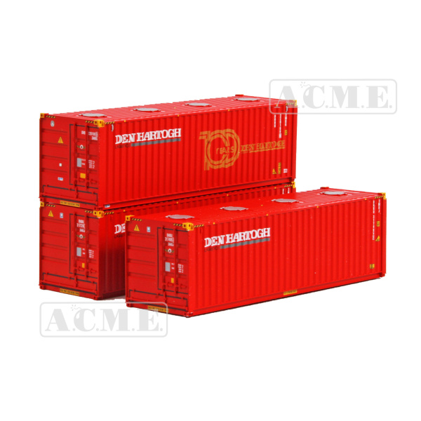 ACME H0 3 St&uuml;ck Container 30 ft 50 Jahre Hartogh