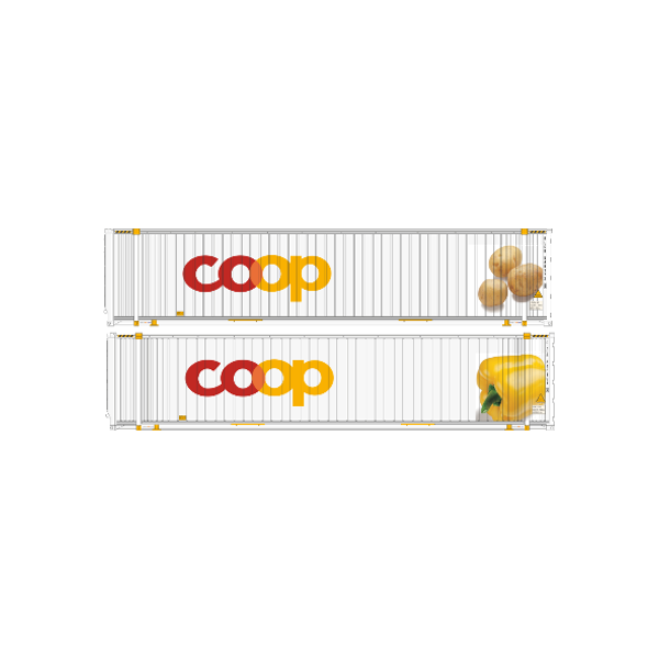 Aare Valley Models H0 Container 45 Fuss COOP Kartoffel - Peperoni