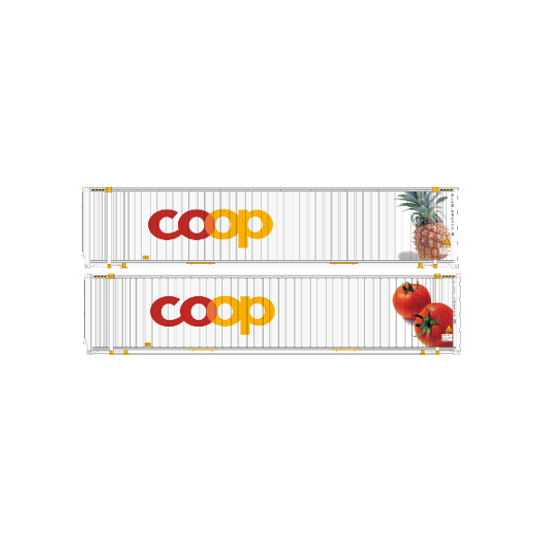 Aare Valley Models H0 Container 45 Fuss COOP Ananas Tomate