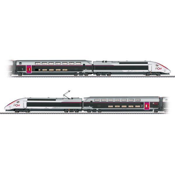 M&auml;rklin H0 AC Hochgeschwindigkeitszug TGV INOUI, 4-teilig digital Sound