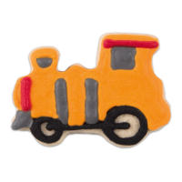 St&auml;dter Ausstecher-Set Lokomotive + Wagen, 6cm