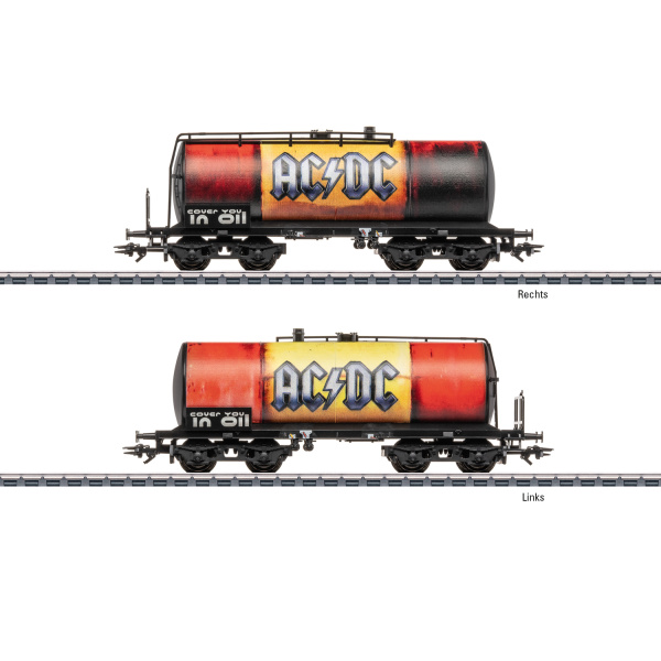 M&auml;rklin H0 AC Kesselwagen "Cover you in Oil"  AC/DC