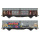 Albert Modell H0 DC Schiebewandwagen Hbbillns, SBB, Graffiti