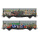 Albert Modell H0 DC Schiebewandwagen Hbbillns, SBB, Graffiti