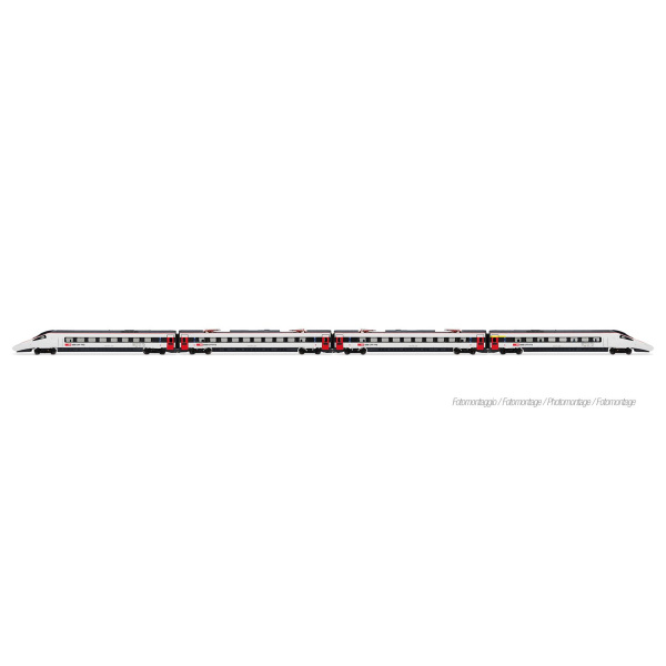 Lima H0 DC Triebzug ETR 610 neue Lackierung mit roten T&uuml;ren, SBB, 4-teiliges Grundset, Ep. VI, analog